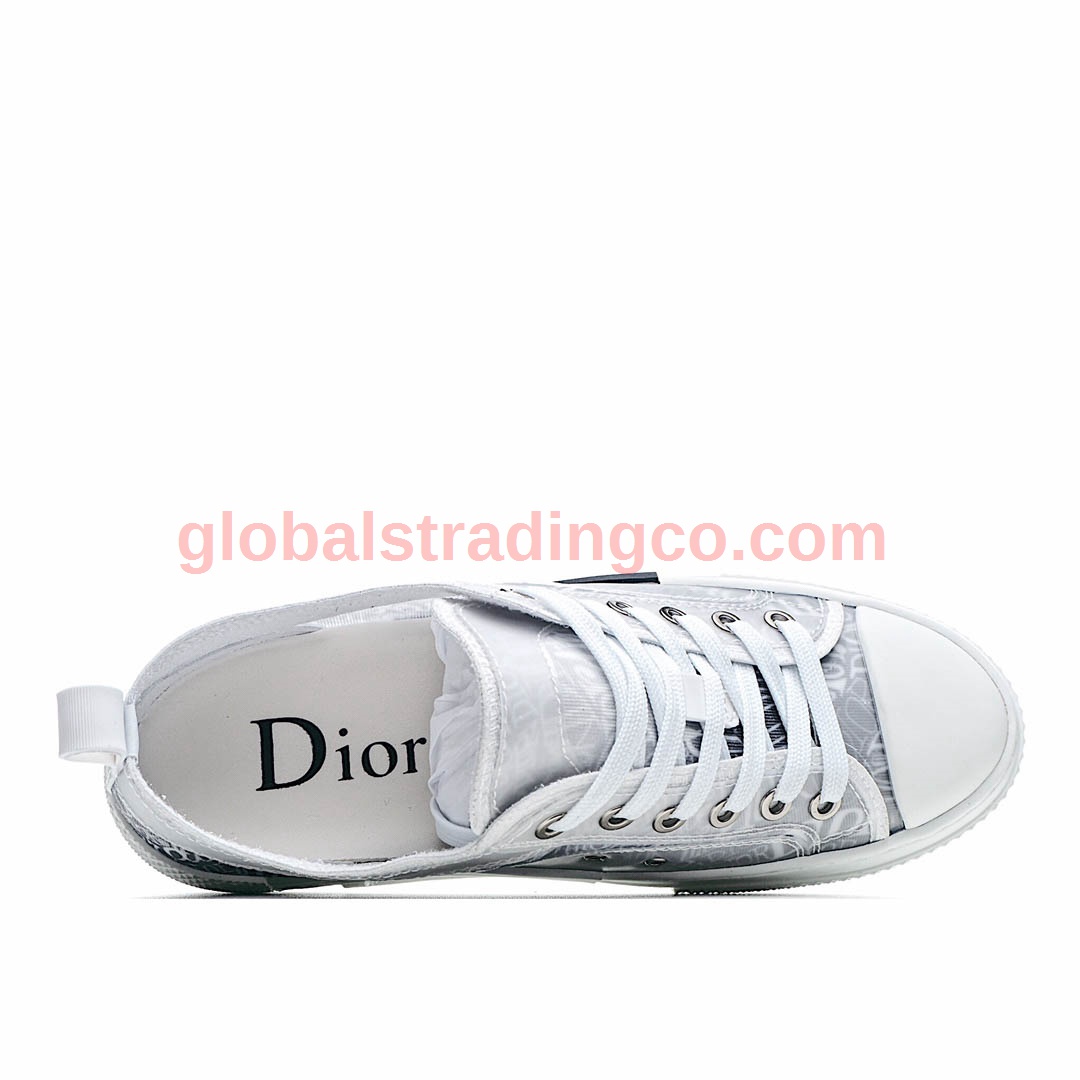 Dior B23 Oblique Slip-on Low Top Sneakers Sheer Print Sneakers